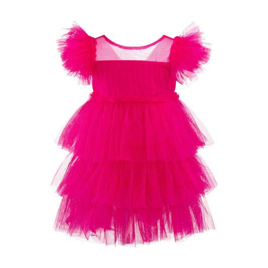PRIYANNA Layered Tulle Dress